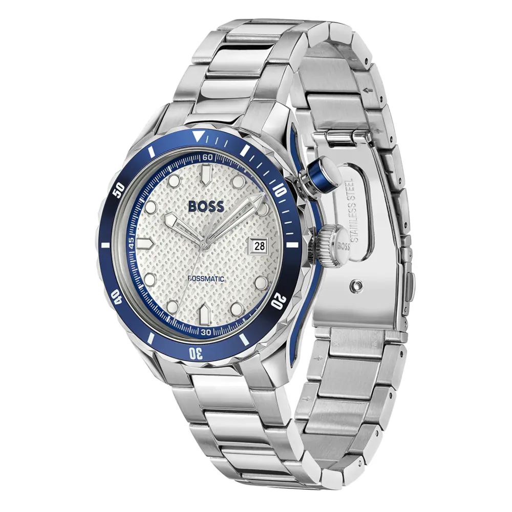 BOSS BOSSMATIC 42mm Mens Watch White in White, additional product view 2