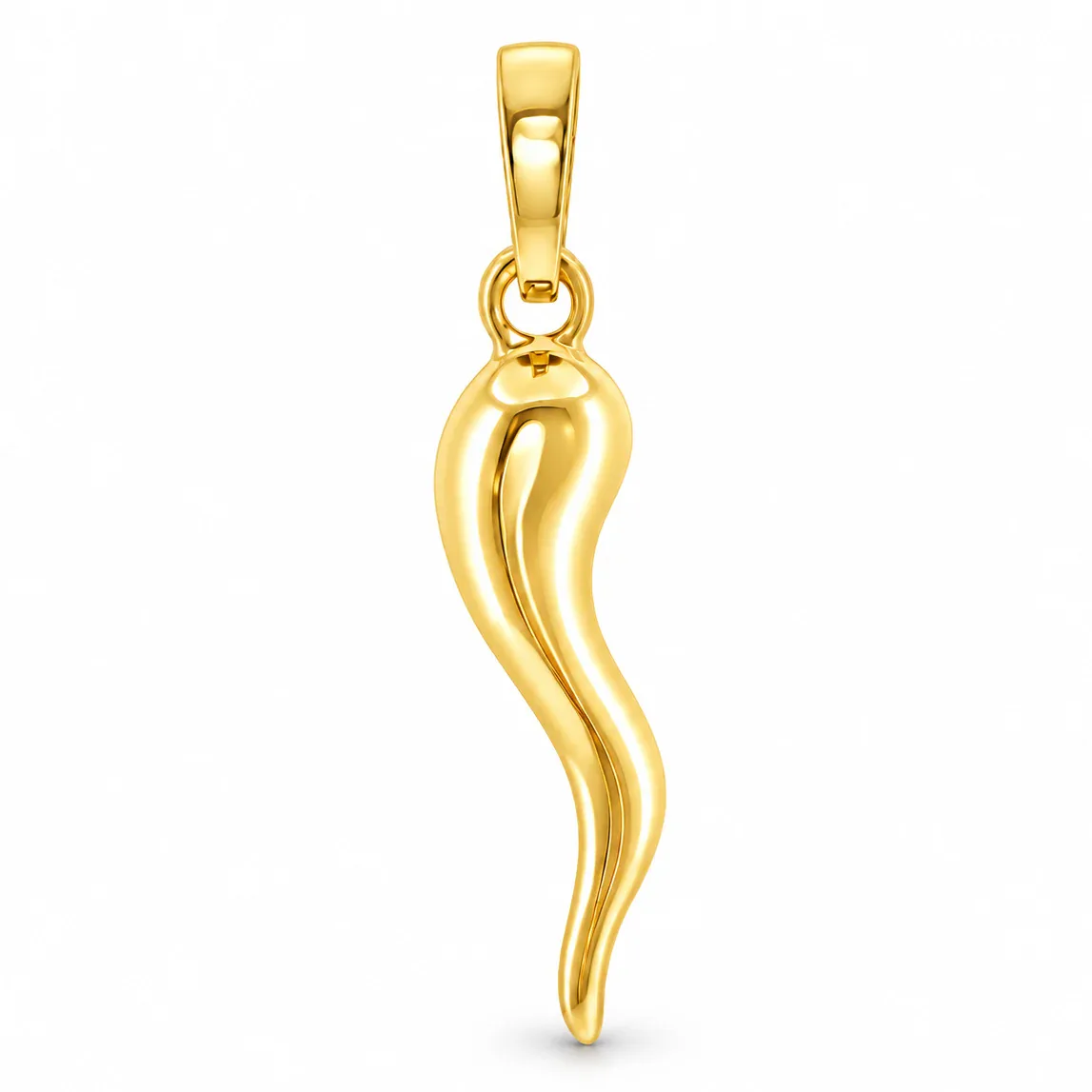 RINA - For Him FACTORY Italian Horn Pendant 29244 in Yellow Gold – Pendant