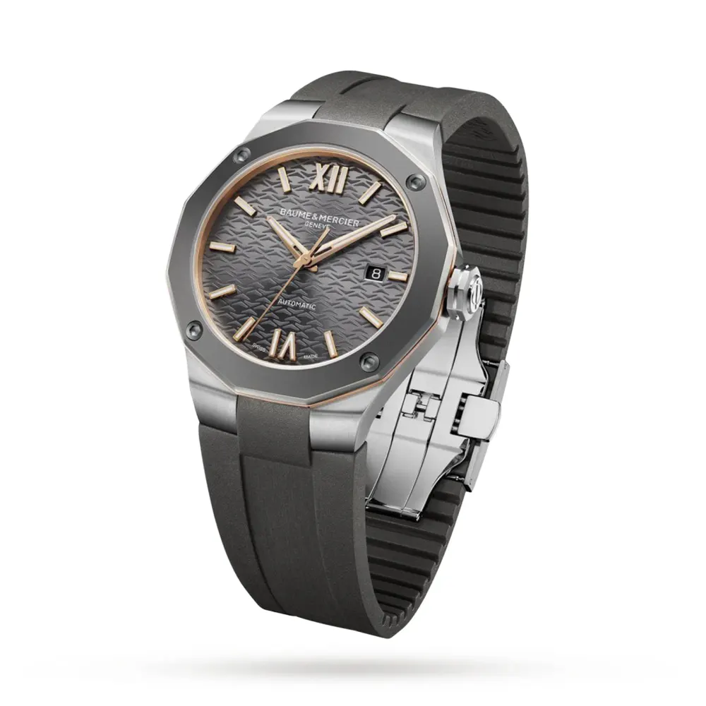 Baume & Mercier Riviera 42mm Mens Watch Grey in Grey, additional product view 2