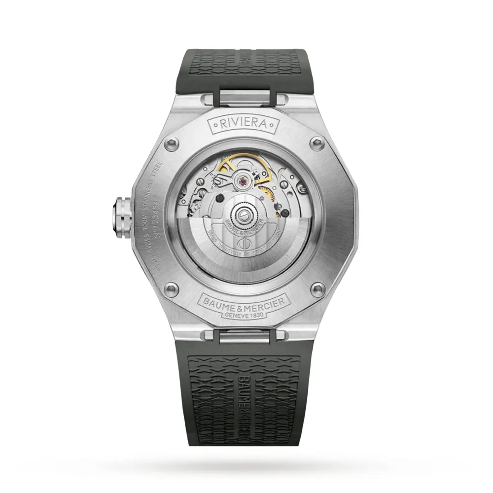 Baume & Mercier Riviera 42mm Mens Watch Grey in Grey, additional product view 3