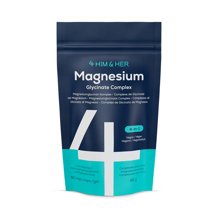 4HIM & HER 4 HIM & HER - Magnesium Glycinate 3-in-1 Complex | Magnesium Citrate & Magnesium Malate | 90 Capsules