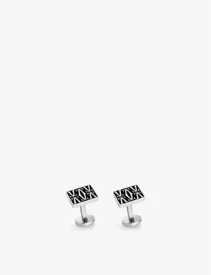 CARTIER C de Cartier sterling-silver cufflinks