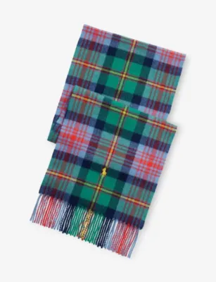 POLO RALPH LAUREN Checked Cashmere Scarf