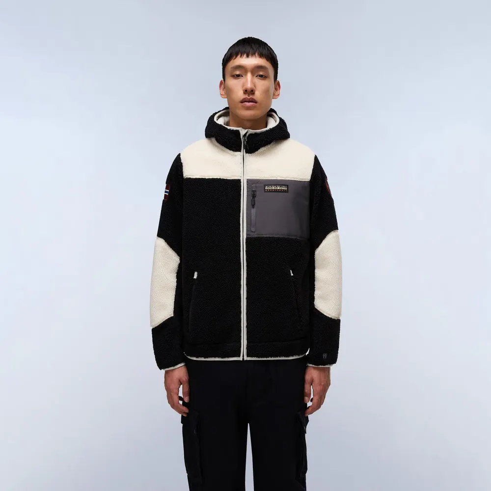 Napapijri Yupik Full Zip Fleece Hoodie Mens detail 3