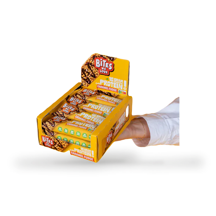 BitesWeLove Protein Bar Caramel Fudge 12*50g