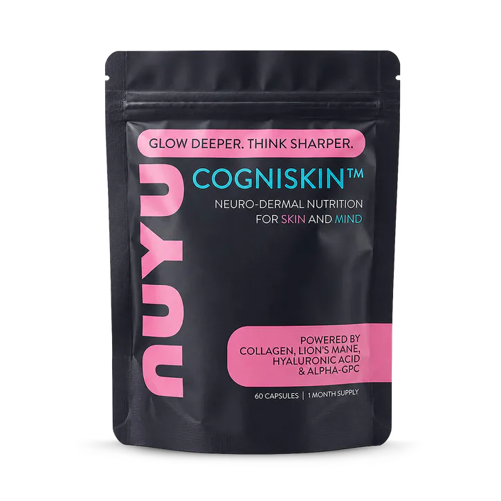 NUYU CogniSkin Collagen & Lion’s Mane – Menopause Support – 60 Capsules