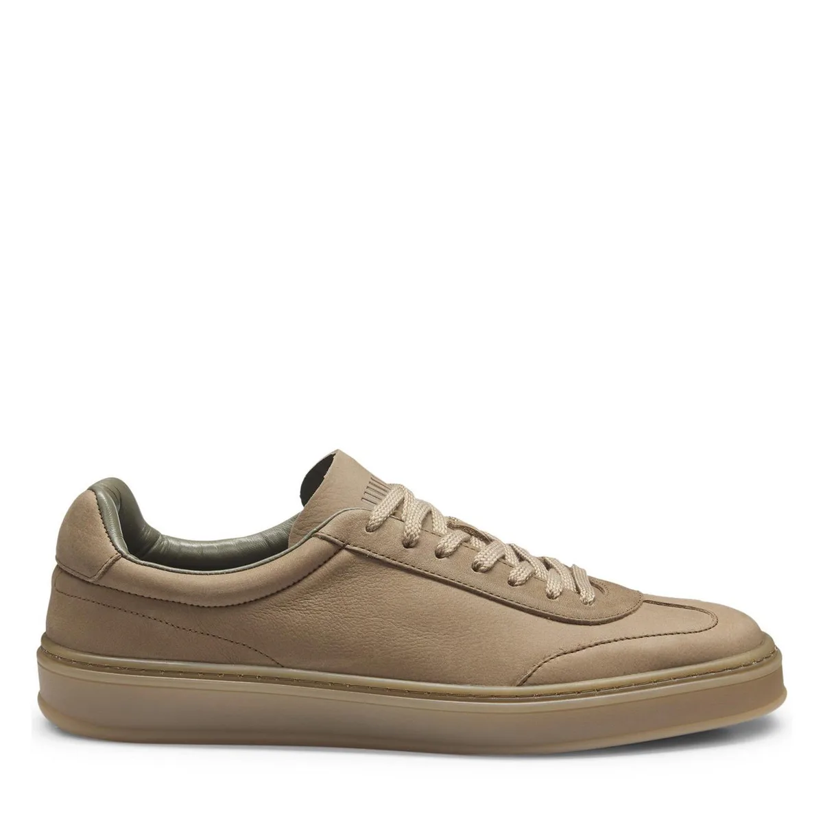 Boss Men's Zarek Double Breasted Leather Lace Up Low-Top Trainers
