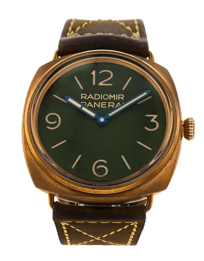 Panerai Radiomir Bronzo PAM00760 — 2022 — Very good in Green Quarter Arabic – Pre-owned watches
