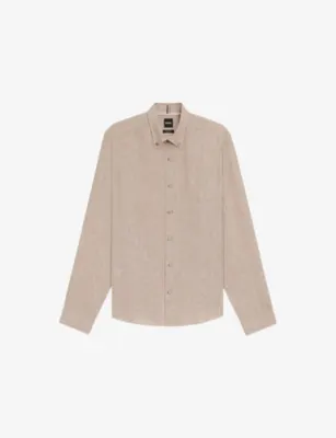 BOSS Regular-Fit Long-Sleeve Linen Shirt