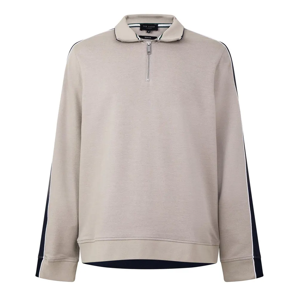 Ted Baker Men's 1/2-Zip Long-Sleeve Polo