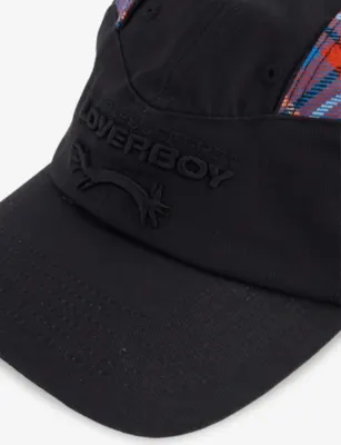 CHARLES JEFFREY LOVERBOY Ears Logo-Embroidered Cotton Baseball Cap detail 2