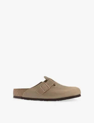 BIRKENSTOCK Boston buckle-detail leather sandals - EUR 41.5 / 7.5 UK MEN in TOBACCO BROWN – Mens | Sandals | Sliders & flip flops