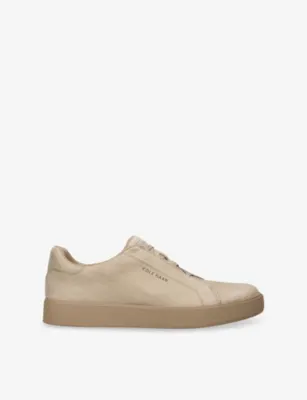 COLE HAAN Grandpro Luxe Slip-On Suede Trainers - EUR 46 / 12 UK MEN in Beige – Mens | Trainers | Lace up trainers