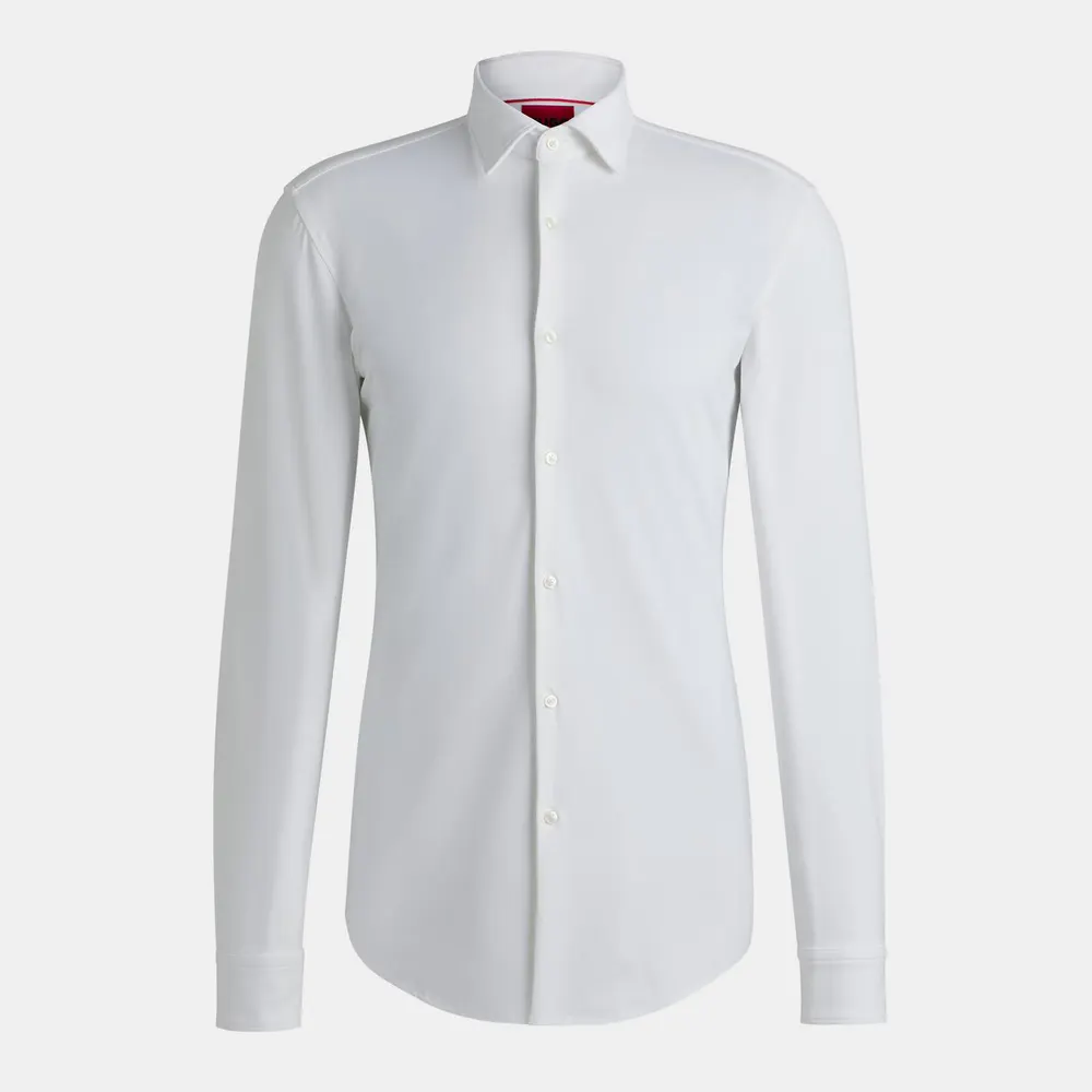 Hugo Men's Kenno Long-Sleeve Plain Shirt