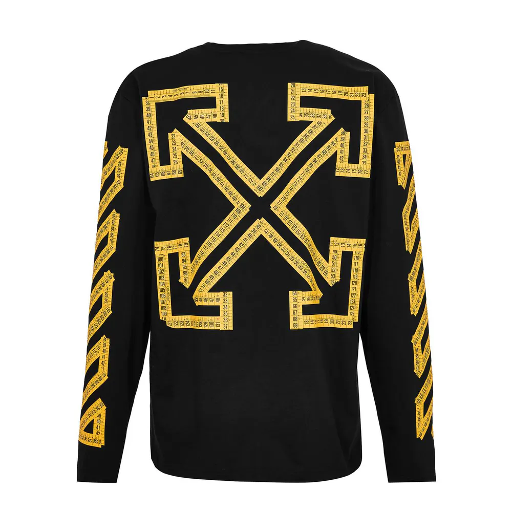 Off White Men's Arrow Skate Long Sleeve T-Shirt detail 2
