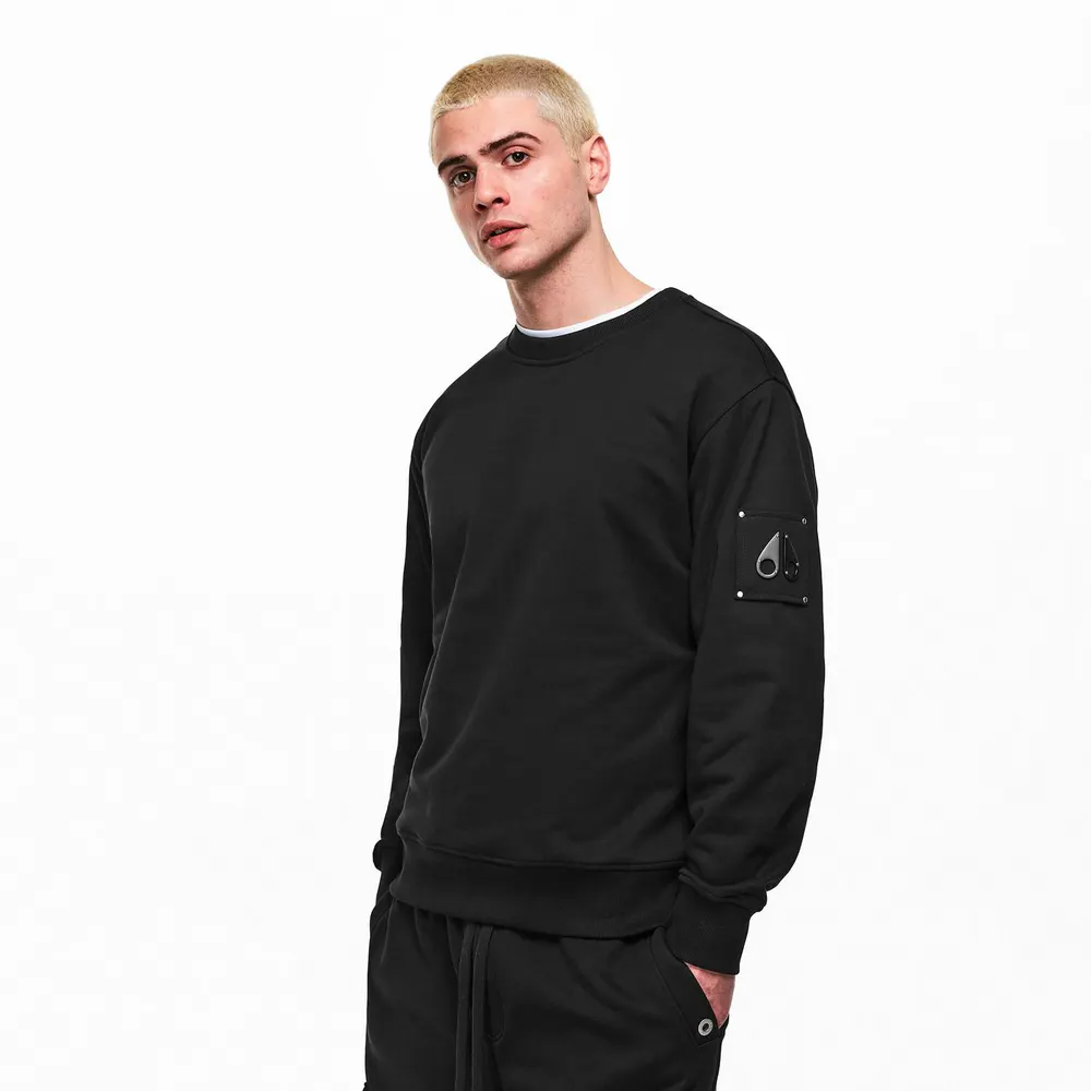 Moose Knuckles Men's Hartsfield Crew Sweatshirt detail 3
