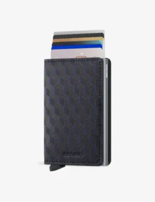 SECRID Slimwallet Optical Leather Wallet detail 2
