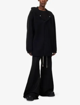 RICK OWENS Tour Hooded Cashmere Jacket detail 2