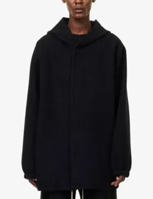 RICK OWENS Tour Hooded Cashmere Jacket detail 3