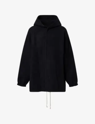 RICK OWENS Tour Hooded Cashmere Jacket