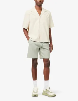 BELIER Textured Cotton-Blend Shorts detail 2