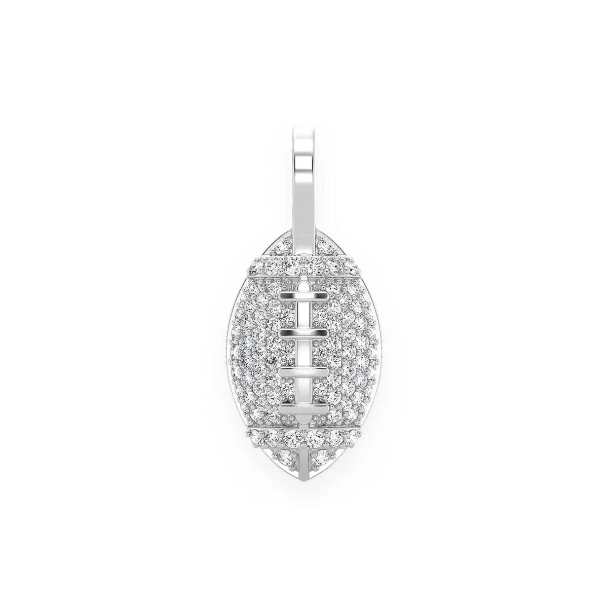For Him American Football Diamond Pendant in Rose Gold / Natural Diamond – Pendant