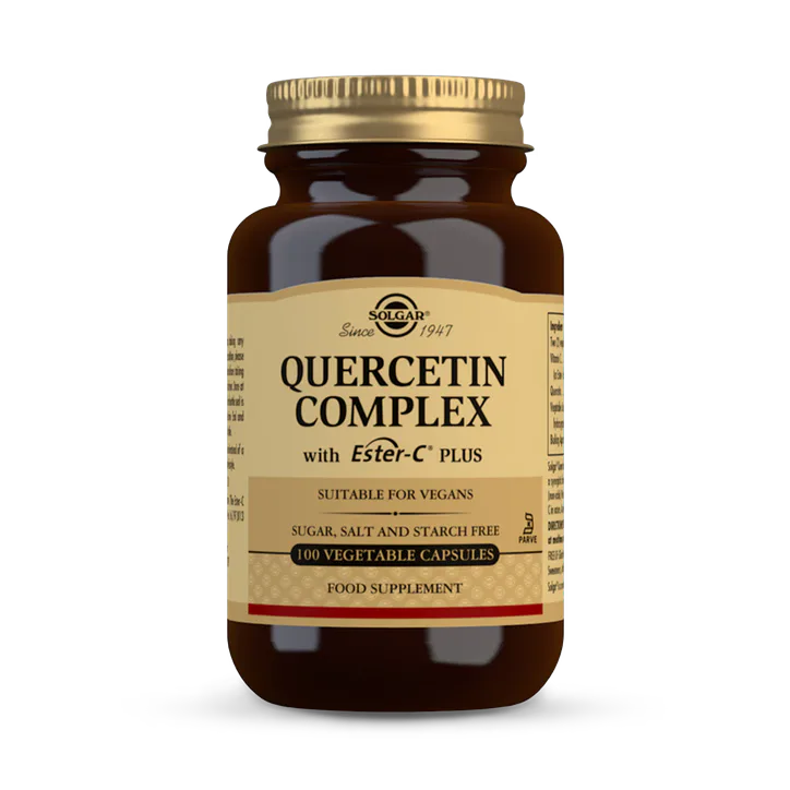 Solgar Quercetin Complex With Ester-C Plus Vegetable 100 Capsules