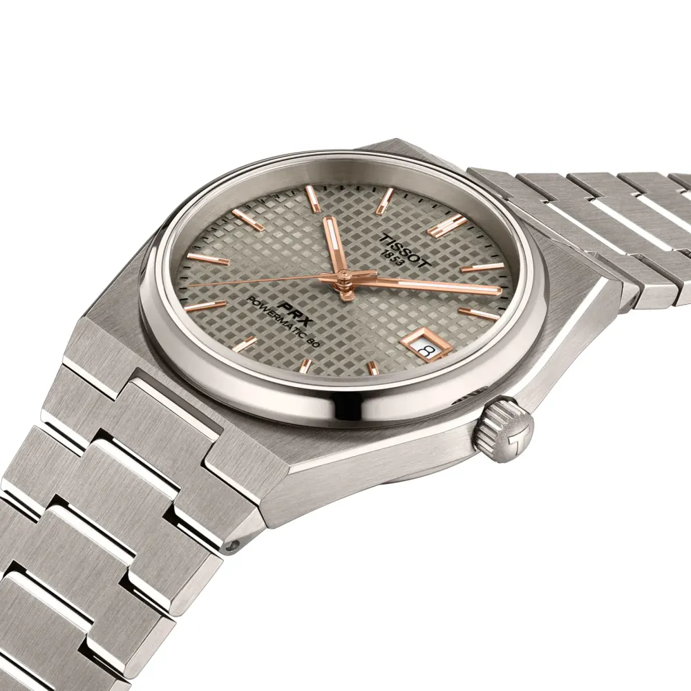 Tissot PRX 38mm Unisex Watch Grey detail 2