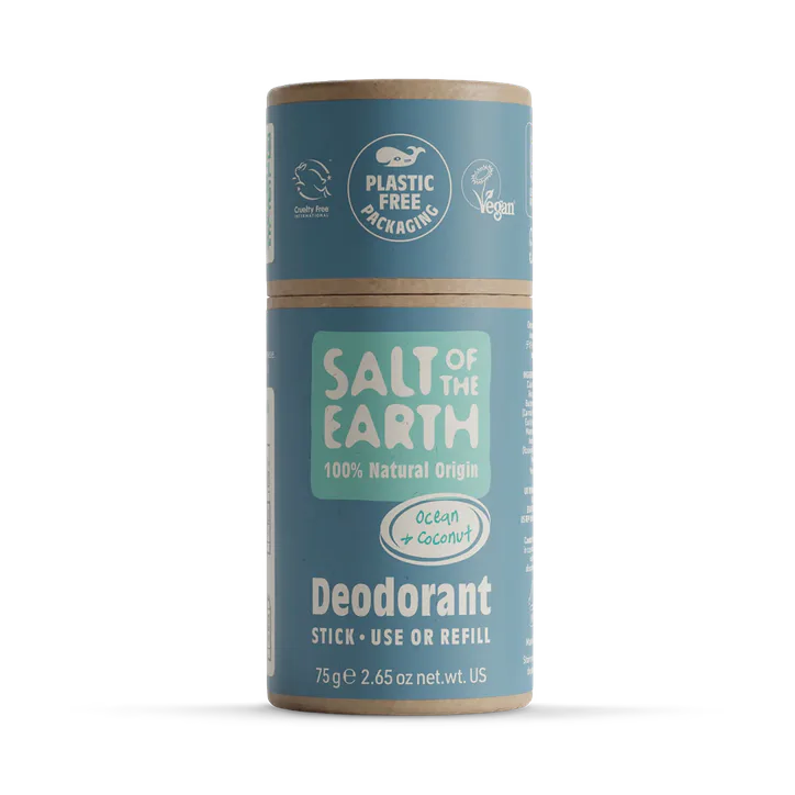 Salt of the Earth Ocean & Coconut Natural Deodorant Stick - Use or Refill