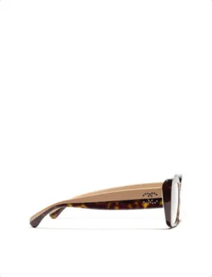 CHANEL CH3502B Square-Frame Acetate Optical Glasses detail 2