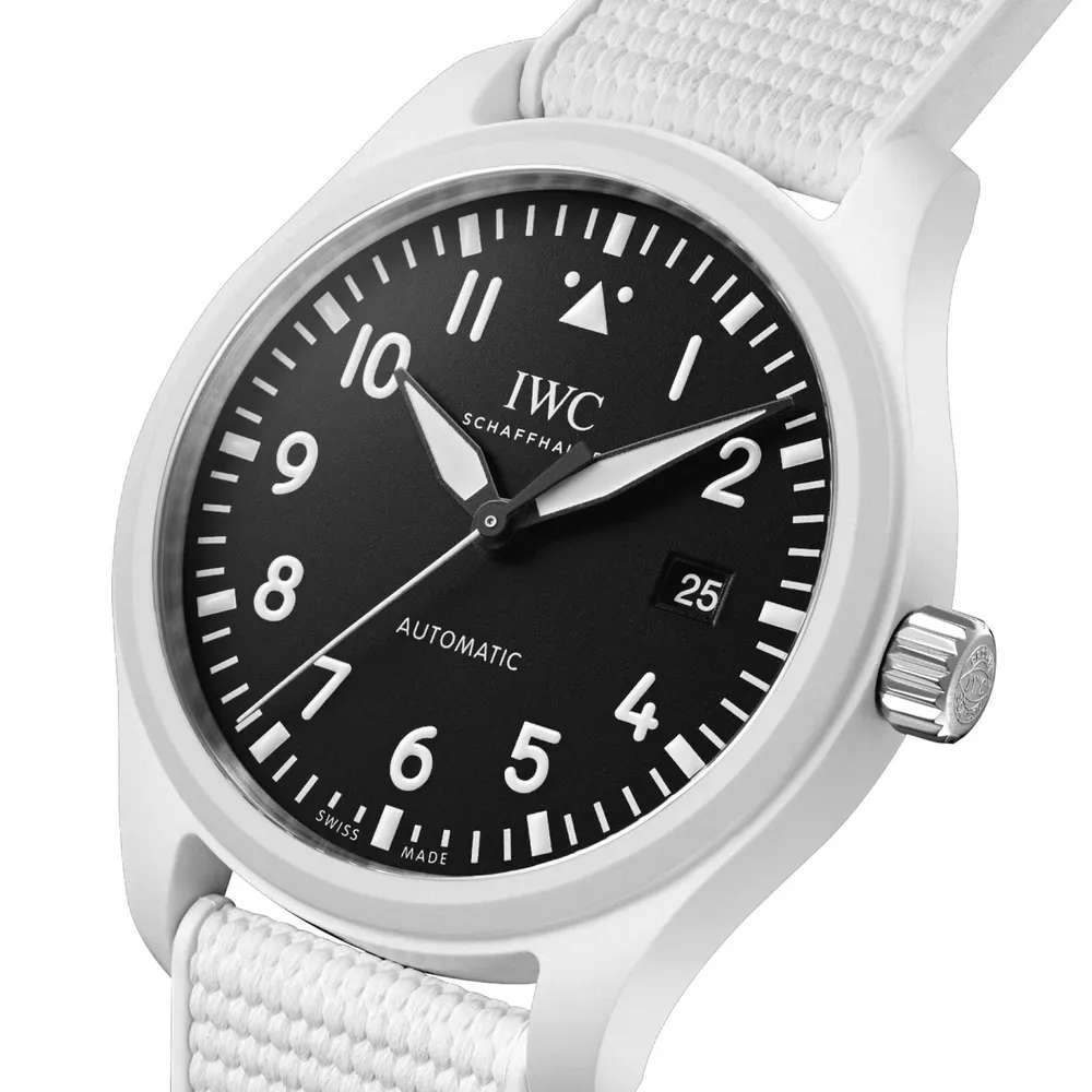 IWC Pilot's Automatic 41mm Top Gun Lake Tahoe Mens Watch Black detail 3