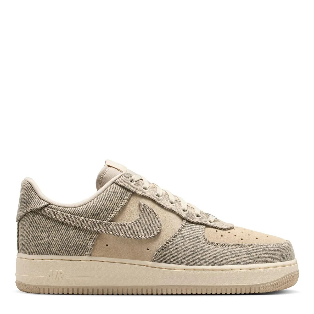 For Him Nike Mens Air Force 1 07 Shoes in Desert Khaki – Footwear