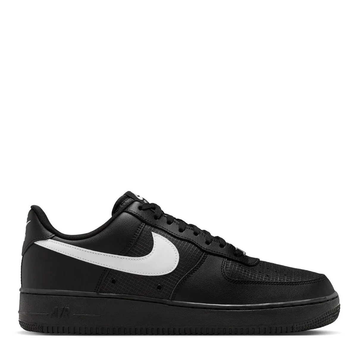 For Him Nike Mens Air Force 1 07 Shoes in Black/White-Blk – Footwear
