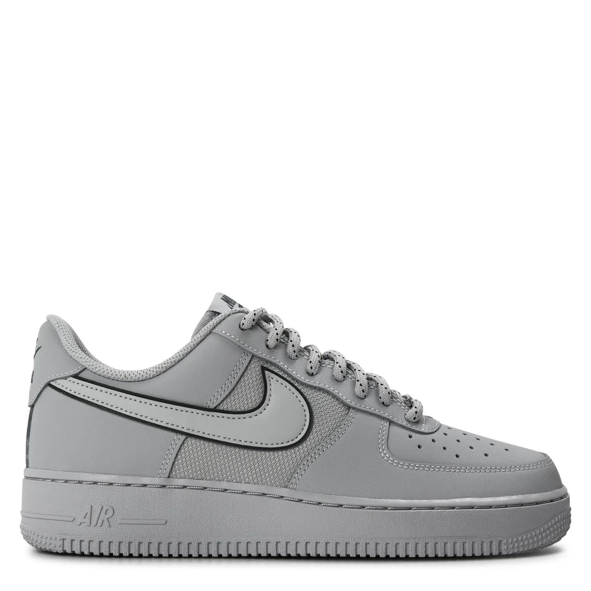 For Him Nike Mens Air Force 1 07 Shoes in Strata Grey – Footwear