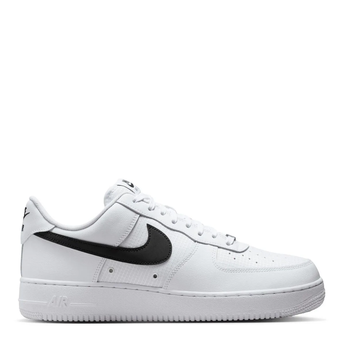 For Him Nike Mens Air Force 1 07 Shoes in White/Black-Wht – Footwear