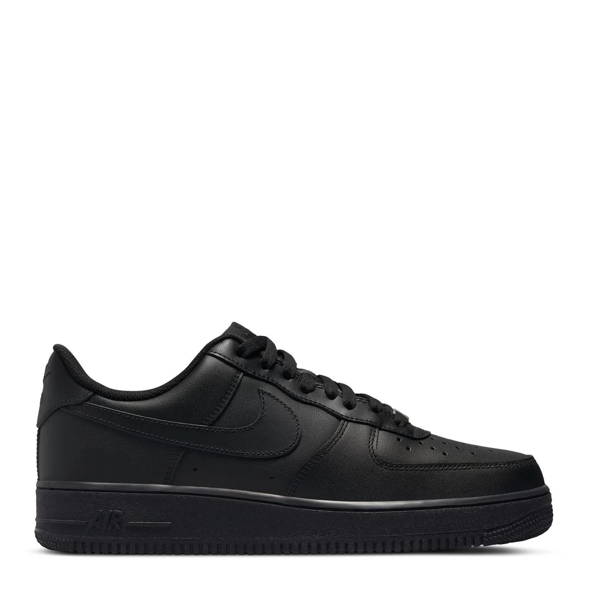 For Him Nike Mens Air Force 1 07 Shoes in Black/Black – Footwear