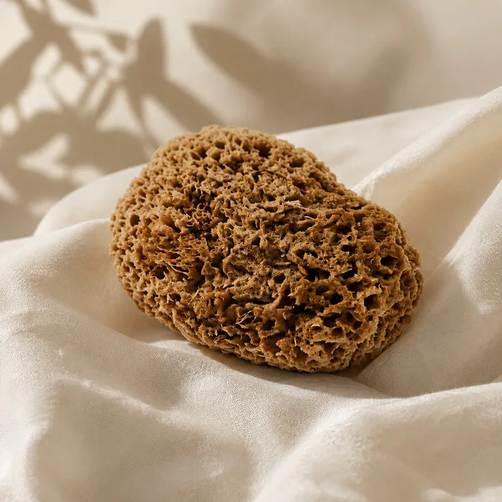 SpongeBox Soft Serenity Sheep Wool Gentle Body & Bath Natural Sea Sponge 6-6.5 Inches detail 2