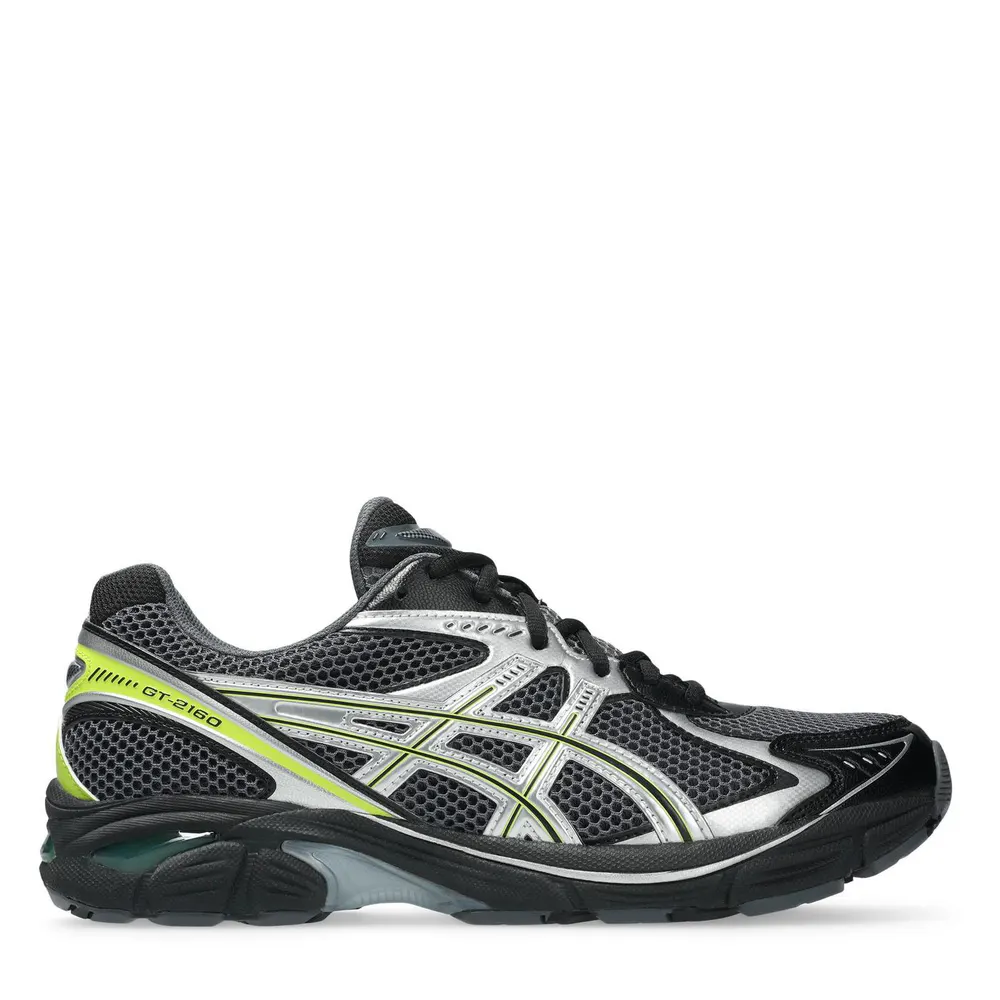 Asics Men's GT-2160 Trainers in Black/Lime – Footwear