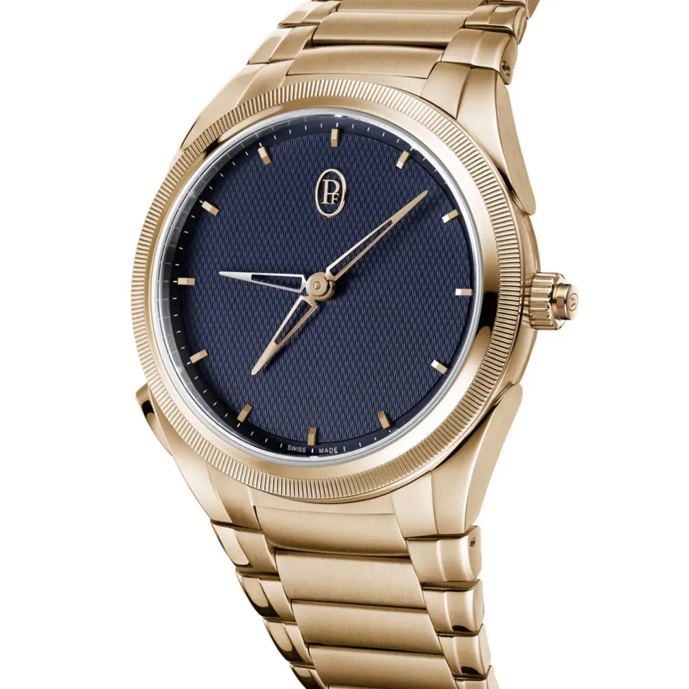Parmigiani Fleurier TONDA PF GMT Rattrapante Rose Gold Milano Blue 40mm Mens Watch in Blue, additional product view 2