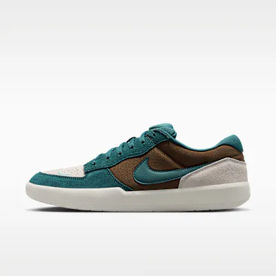 Nike SB Force 58 Skate Shoes - Mosswood Brown/Light Orewood Brown/Sail/Geode Teal