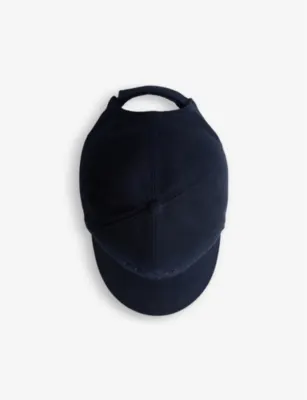 PRADA Logo-embroidered adjustable woven baseball cap - M detail 3