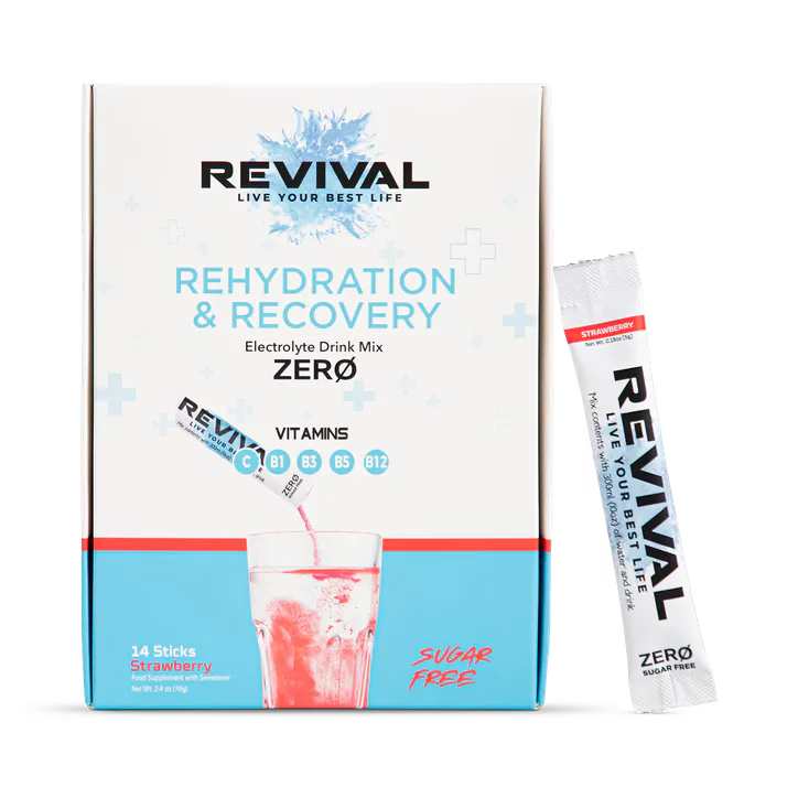 REVIVAL Rehydration & Recovery ZERO - Strawberry 14 pack