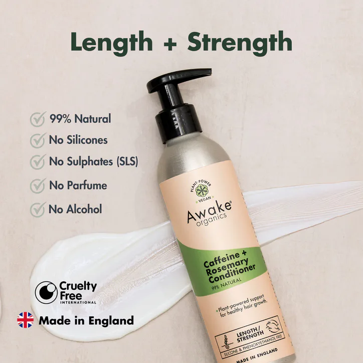 Awake Organics Caffeine + Rosemary Conditioner, 250mL, additional product view 2