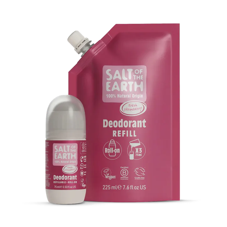 Salt of the Earth Fresh Strawberry Roll-On Refill Pouch