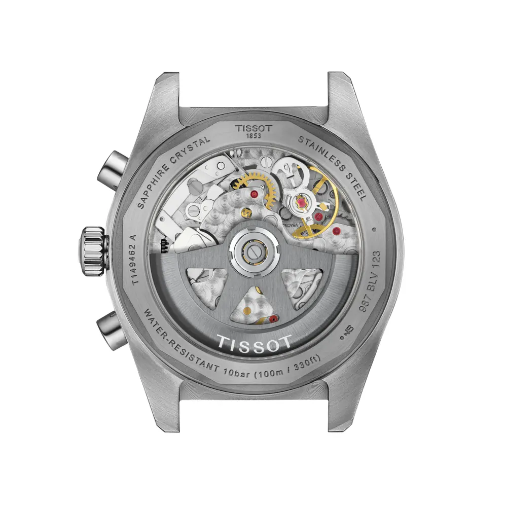 Tissot PR516 Automatic Chronograph 41mm Mens Watch White detail 3