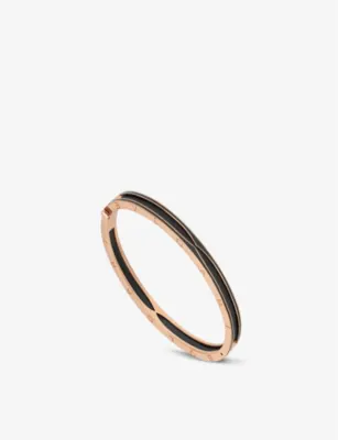 BVLGARI B.zero1 18ct rose-gold bangle bracelet - XL