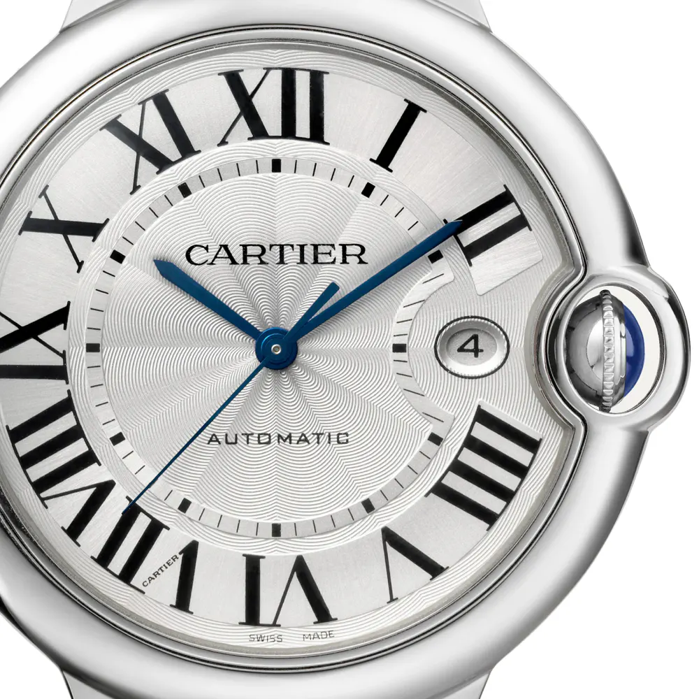 Cartier Ballon Bleu De Cartier Watch, 42mm, Steel, Leather detail 3