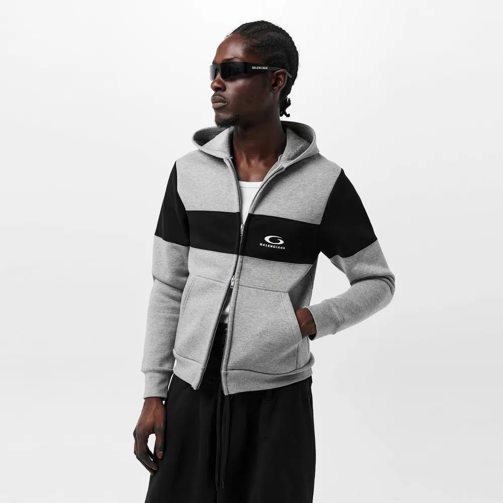 Balenciaga Contrast Band Hoodie detail 3