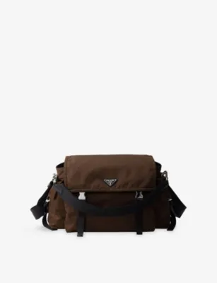 PRADA Explore Re Nylon Woven Bag - BLACK detail 2