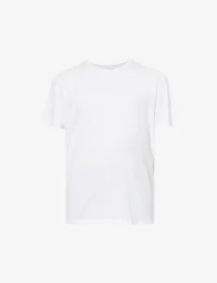 PAIGE Cash crewneck cotton-blend T-shirt